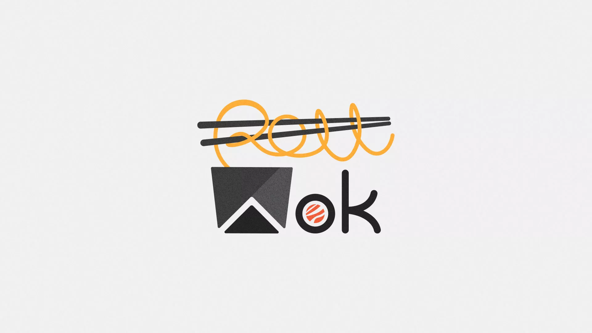 Разработка логотипа в Канске для суши-бара «Roll Wok Club» Разработка логотипа в Канске для суши-бара «Roll Wok Club»